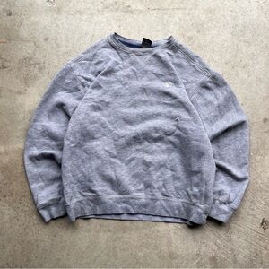 Vintage Y2K Starter Gray Small Logo Pullover Sweatshirt